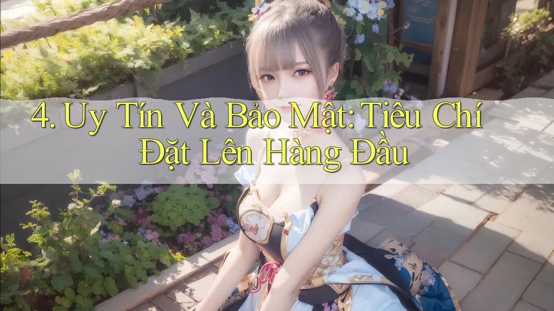4. Uy Tín Và Bảo Mật: Tiêu Chí Đặt Lên Hàng Đầu 4. Uy Tín Và Bảo Mật: Tiêu Chí Đặt Lên Hàng Đầu