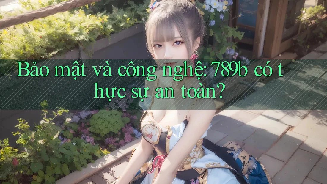 Bảo mật và công nghệ: 789b có thực sự an toàn? Bảo mật và công nghệ: 789b có thực sự an toàn?