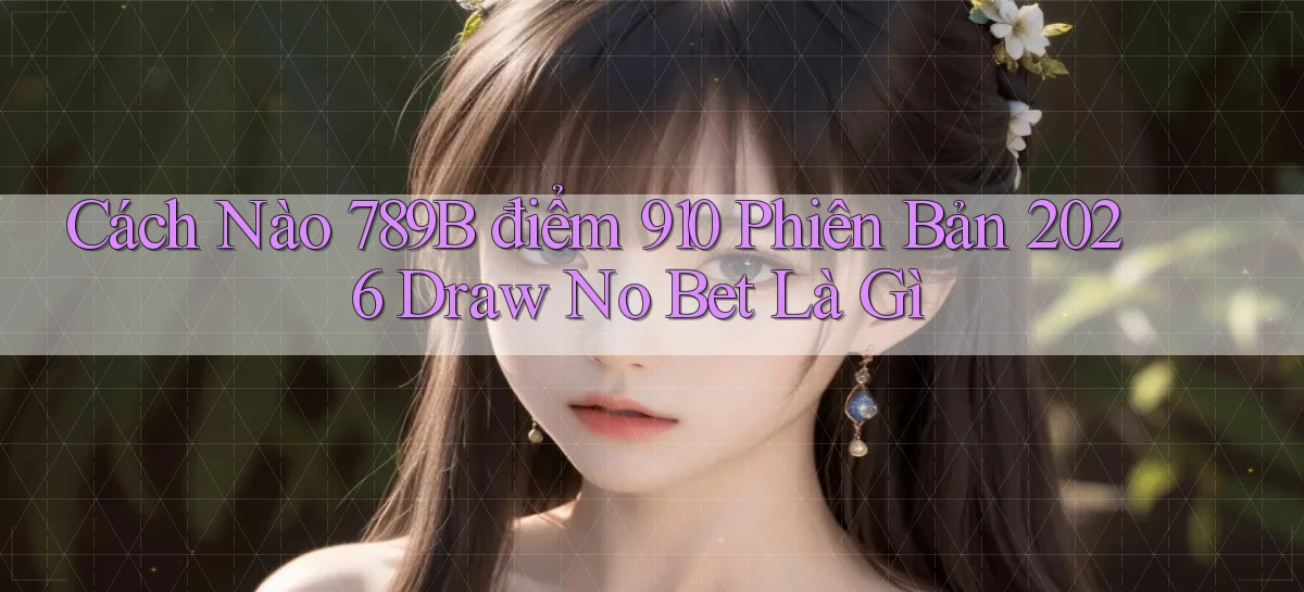 Cách nào 789b điểm 910 phiên bản 2026 draw no bet là gì
