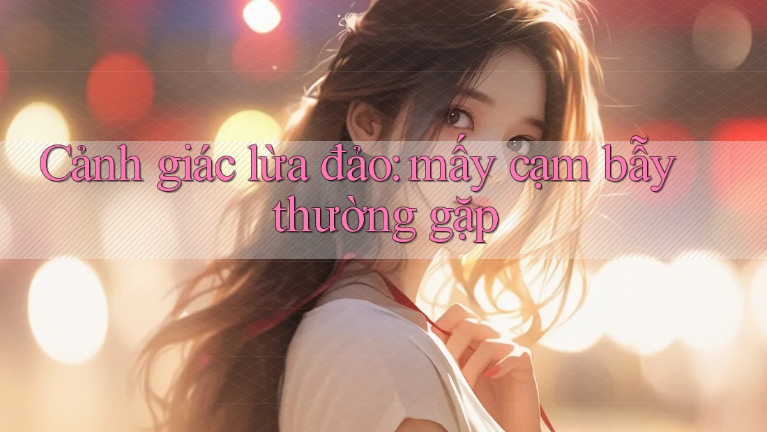 Cảnh giác lừa đảo: mấy cạm bẫy thường gặp