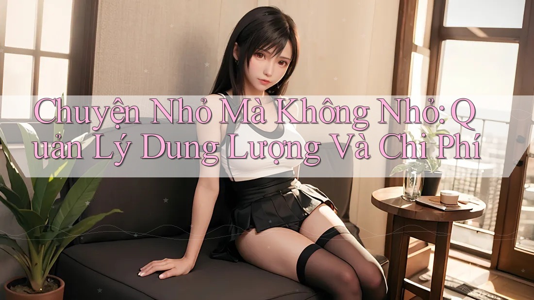 Chuyện Nhỏ Mà Không Nhỏ: Quản Lý Dung Lượng Và Chi Phí Chuyện Nhỏ Mà Không Nhỏ: Quản Lý Dung Lượng Và Chi Phí