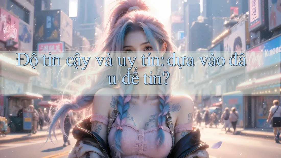 Độ tin cậy và uy tín: dựa vào đâu để tin?