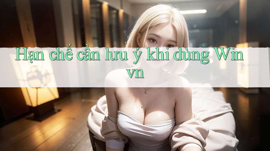 Hạn chế cần lưu ý khi dùng winvn Hạn chế cần lưu ý khi dùng winvn