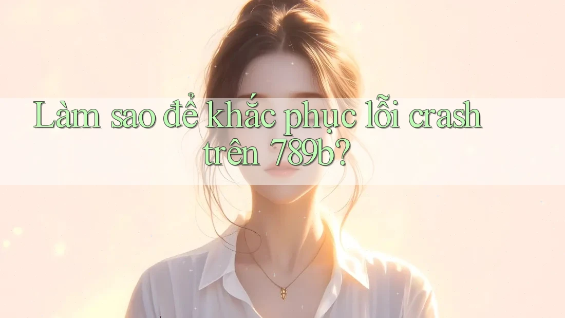 Làm sao để khắc phục lỗi crash trên 789b? Làm sao để khắc phục lỗi crash trên 789b?