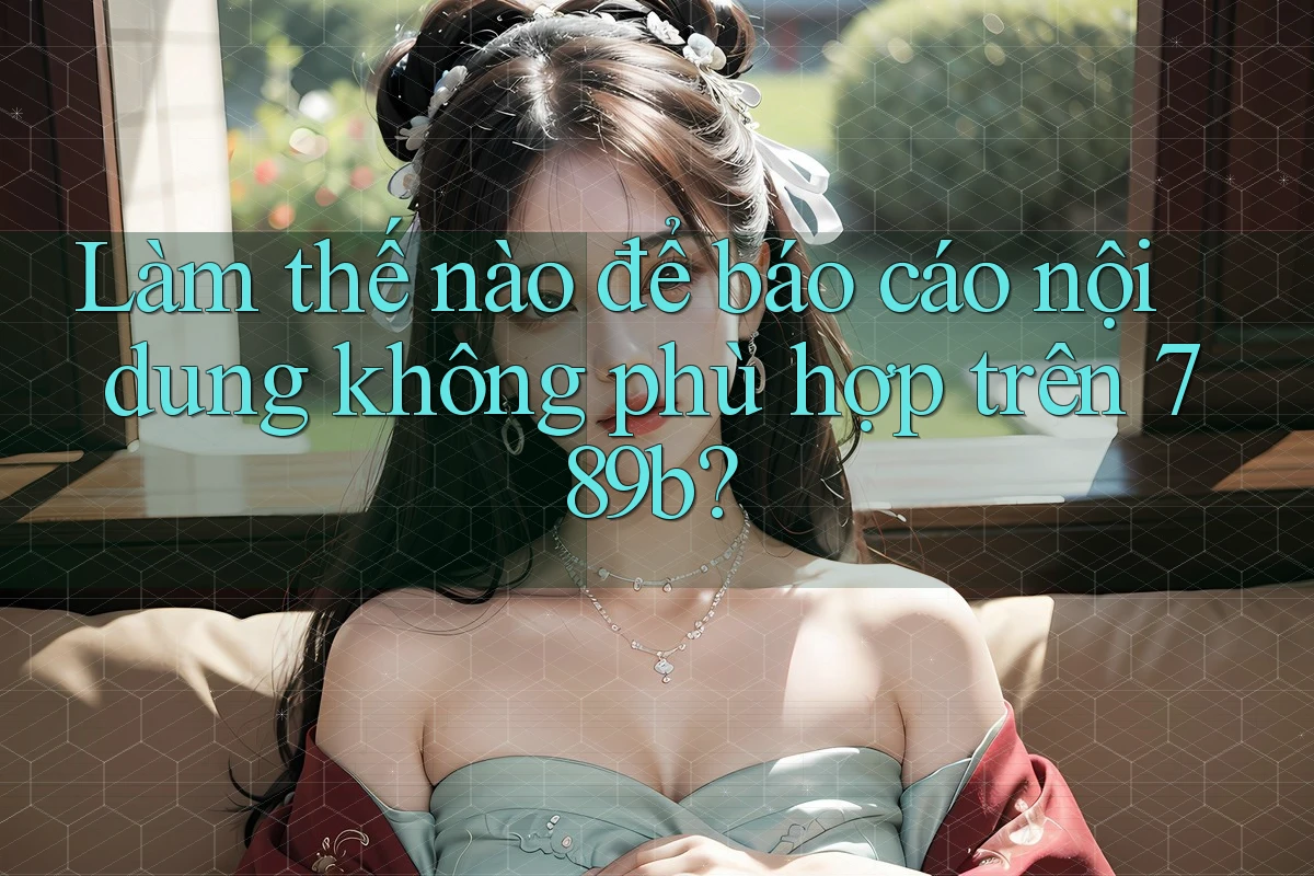 Làm thế nào để báo cáo nội dung không phù hợp trên 789b? Làm thế nào để báo cáo nội dung không phù hợp trên 789b?