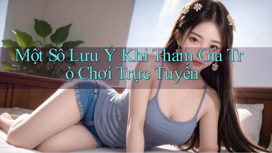 Một Số Lưu Ý Khi Tham Gia Trò Chơi Trực Tuyến