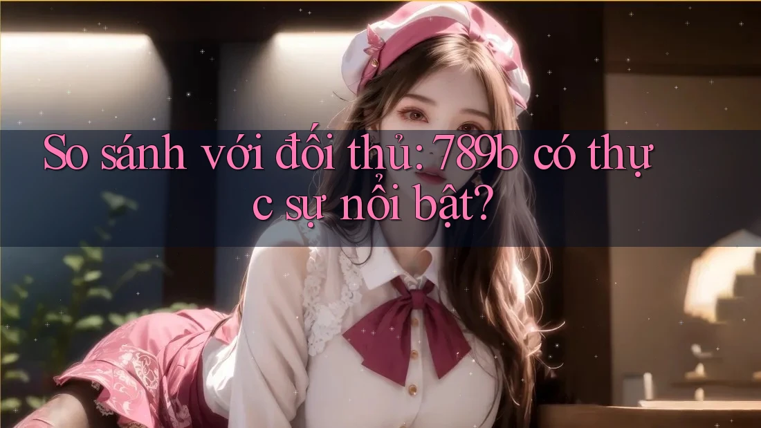 So sánh với đối thủ: 789b có thực sự nổi bật? So sánh với đối thủ: 789b có thực sự nổi bật?