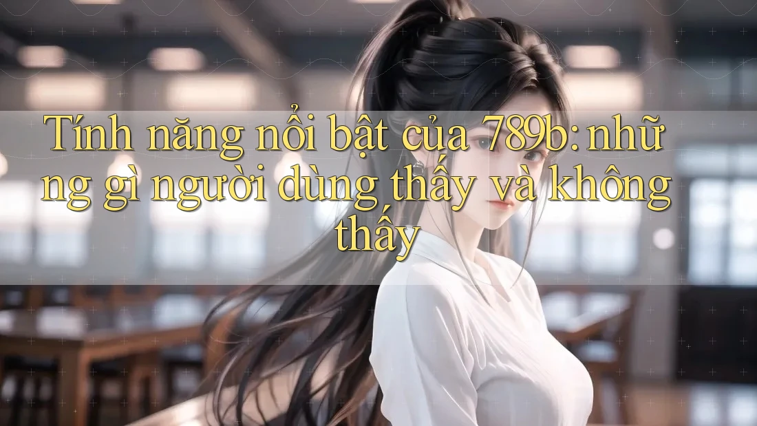 Tính năng nổi bật của 789b: những gì người dùng thấy và không thấy